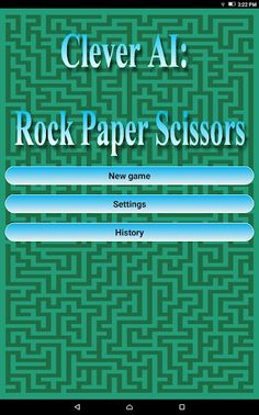 Clever AI: Rock Paper Scissors - Screenshot 1