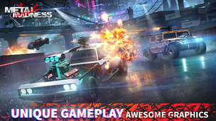 METAL MADNESS PvP: Car Shooter - Screenshot 2