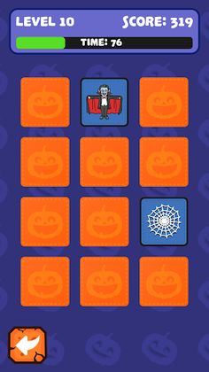 Halloween Memory Game for Kids - Screenshot 3