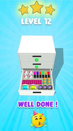 Fill the Makeup Organizer Game - Screenshot 1