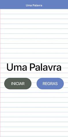 Uma Palavra - Screenshot 1