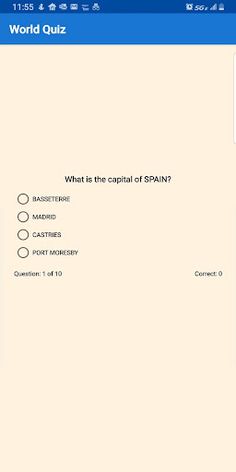 World Quiz - Screenshot 2