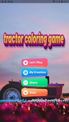 tractor coloring game - Screenshot 4