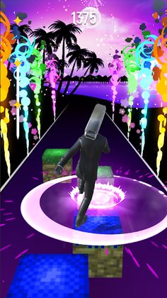 Cameraman vs Skibidi Tiles Hop - Screenshot 1