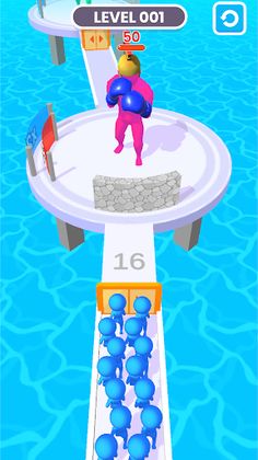 crowd fight - Screenshot 1