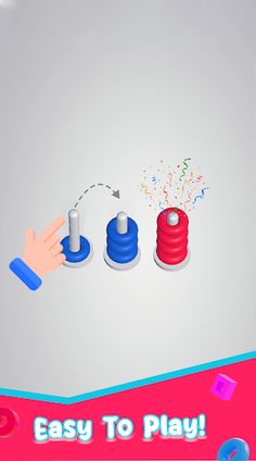 Color Hoop Sort : 3D Puzzle - Screenshot 2