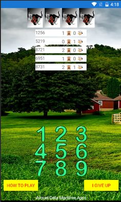 Bulls and Cows - Screenshot 4