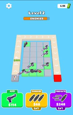 Guns Tower : Merging - Screenshot 2