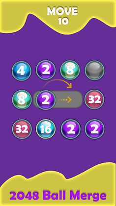 Ball Game : 2048 number puzzle - Screenshot 4