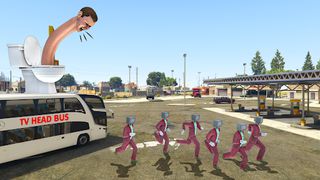 Scary Toilet Head Coach Games - Screenshot 2