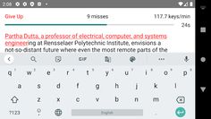 News Typing - Typing with news - Screenshot 2