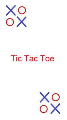 Tic Tac Toe - Play 2 Player Ga - Screenshot 1