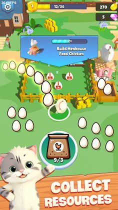 Purr-farm Isle: Farm Tycoon - Screenshot 2