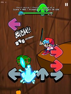 FNF Rap Fruit Slice Mod - Screenshot 4