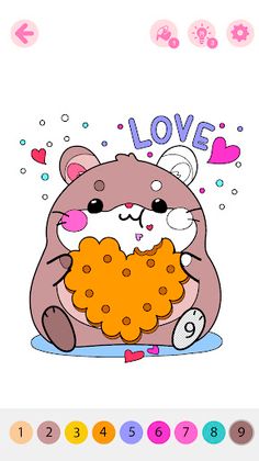 Kids Coloring Book by Numbers - Screenshot 2