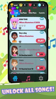 Milana Khametova Music Game - Screenshot 2