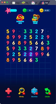 Number match puzzle game - Screenshot 1
