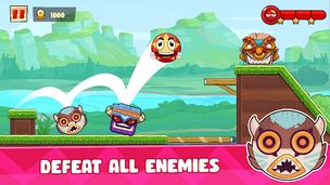 Ball's Journey 6 - Red Bounce - Screenshot 2