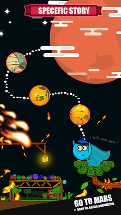 Sky Dasher - Reach Mars - Screenshot 1