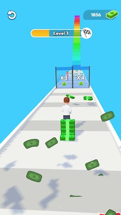 Millionaire Stack Run 3D - Screenshot 1