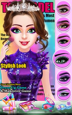 Fashion Show Game: Makeup Game - Screenshot 3