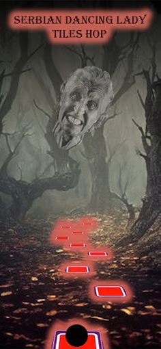 Serbian Dancing Lady Tiles Hop - Screenshot 2