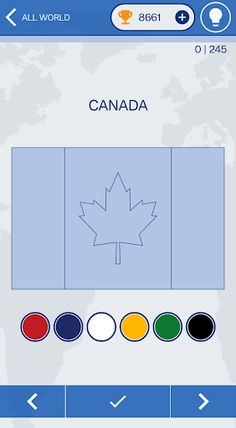 The Flags of the World Quiz - Screenshot 2