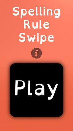 Spelling Rule Swipe - Screenshot 1
