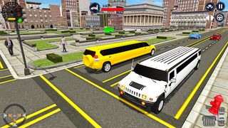 Car driving limousine car game - Screenshot 3