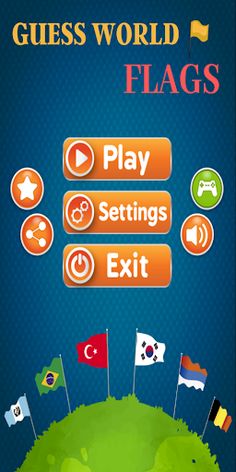 Guess world flags quiz - Screenshot 2