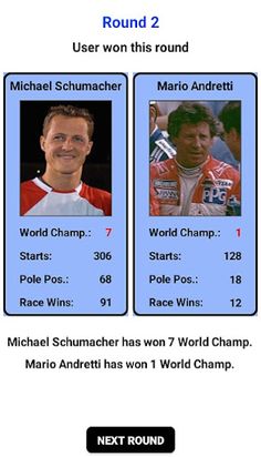 Formula One Card Game - Screenshot 4