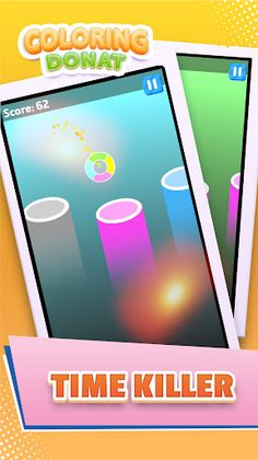 Coloring Donat - Jumping Game - Screenshot 3