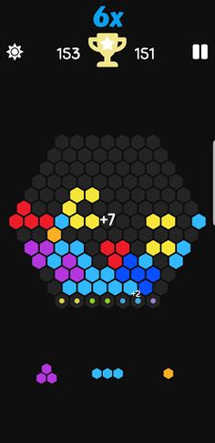Super Hexa Block Puzzle - 6X - Screenshot 3