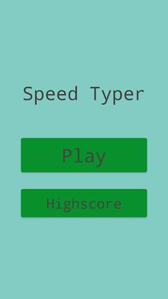 Speed Typer - Screenshot 1