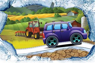 Snow hills 3D Racing game 2017 - Screenshot 3