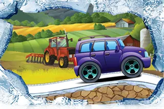 Snow hills 3D Racing game 2017 - Screenshot 3