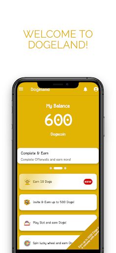 Dogeland - Earn Doge - Screenshot 1