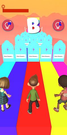 ABC Word Runner Race - Screenshot 2