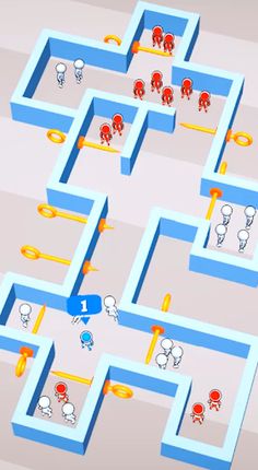 Crowd Pin Puzzle - Screenshot 1