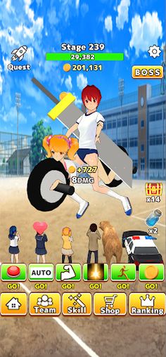Incremental school tap battle - Screenshot 3
