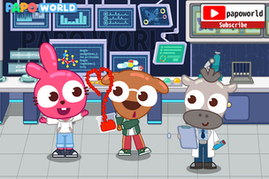Papo Town School Life for Kids - Screenshot 1