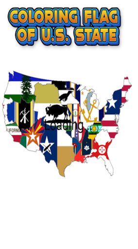 coloring flag of U.S. state - Screenshot 2