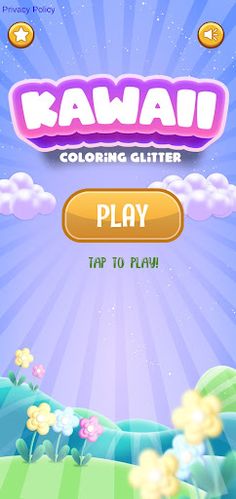 Coloring Cute Glitter - Screenshot 1