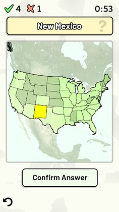 US States Quiz - Screenshot 1