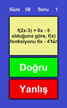 Matematik Doğru-Yanlış - Screenshot 4