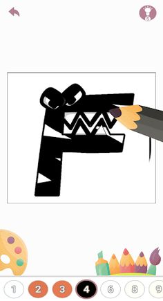 Alphabet Coloring Book Lore - Screenshot 4
