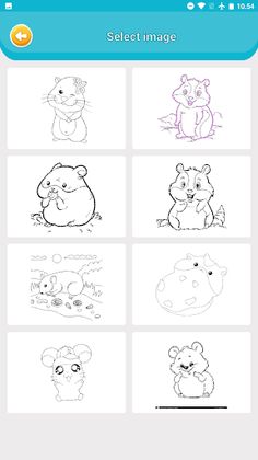 Hamster Cartoon Coloring - Screenshot 4