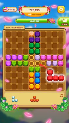 Blossom Block Blast - Screenshot 2