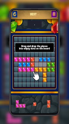 Jewels Blocks Puzzle - Screenshot 2
