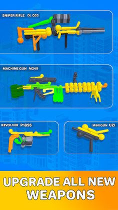 Human Gun Craft: Weapon Run - Screenshot 2